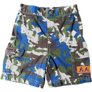 Vintage Disney Toy Story Toy Soldier Camo Shorts with Patch